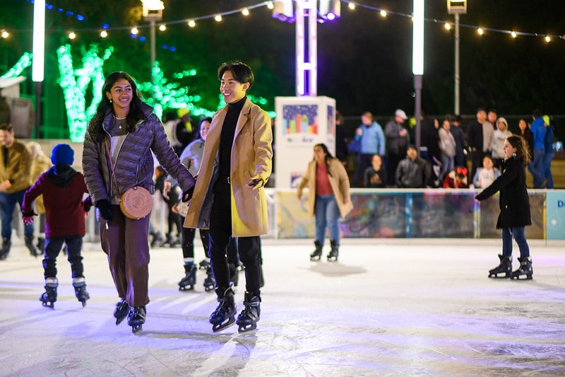 Outdoor Ice Skating Opens in Long Branch by Flight on Ice