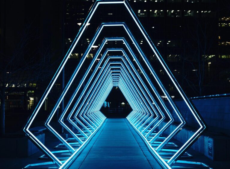 The Tunnel is a temporary art installation at Discovery Green