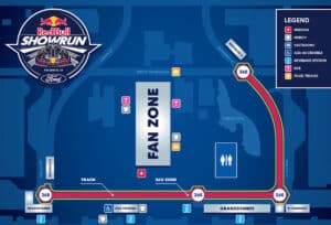 Red Bull Showrun Map