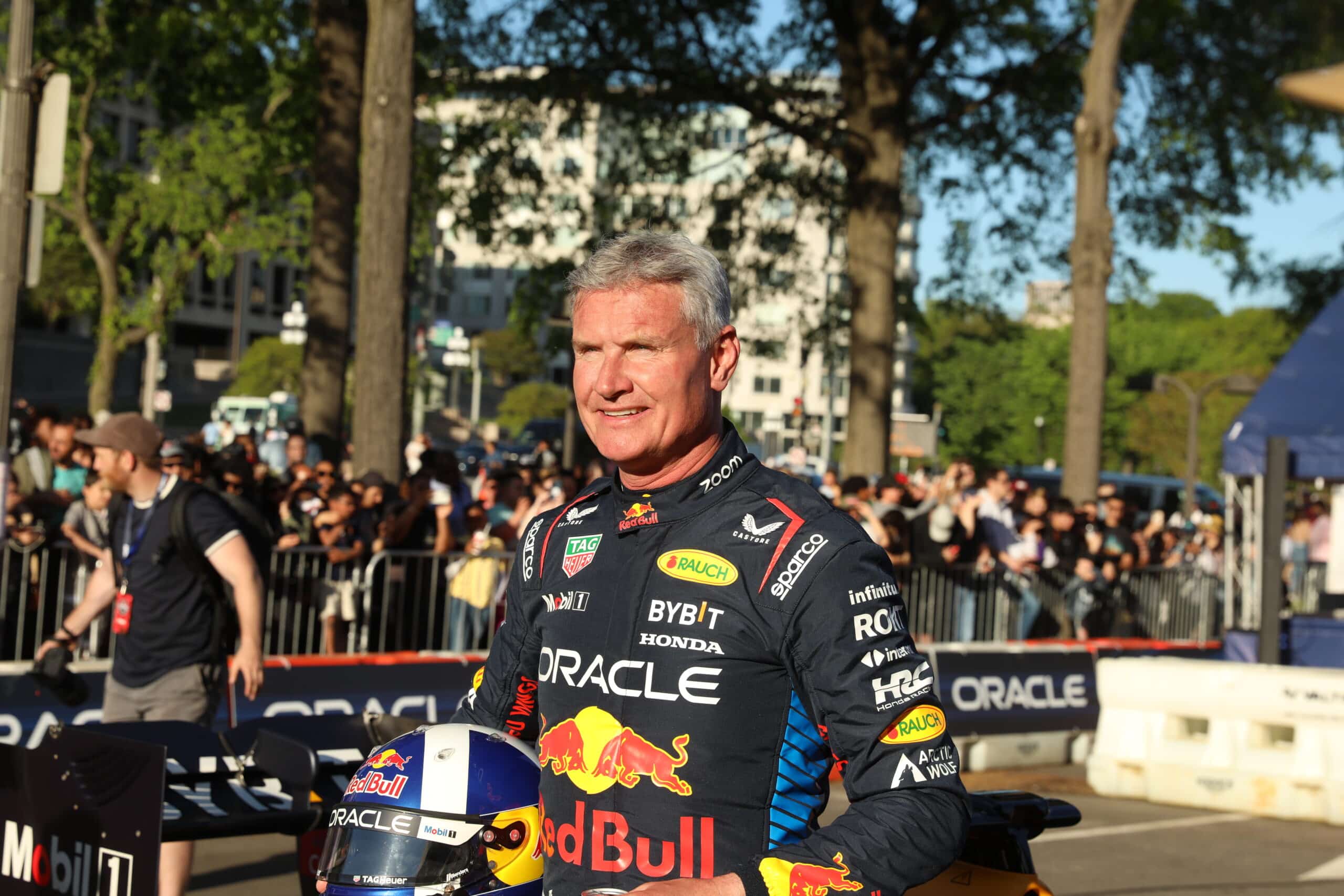 David Coulthard from the Red Bull Showrun