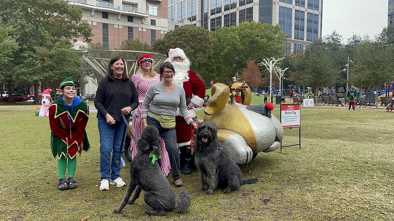 Santa's Little Yelpers at Discovery Green